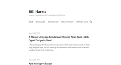 Desktop Screenshot of billharris.info
